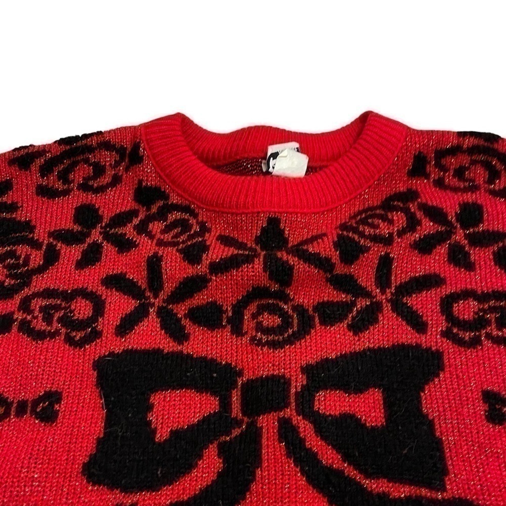 Women’s Retro By Renaissance Vintage Christmas Holiday Sweater. - Picture 3 of 5